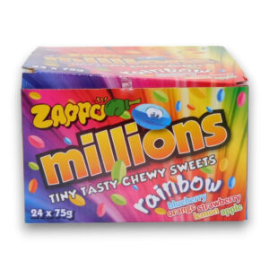 Zappo Millions Tiny Tasty Chewy Sweets Rainbow 75g