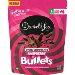 DARRELL LEA DARK CHOC RASPBERRY BULLET 190G