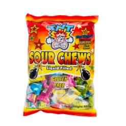 TNT SOUR CHEW Liquid Filled Assorted 500g - Gluten Free