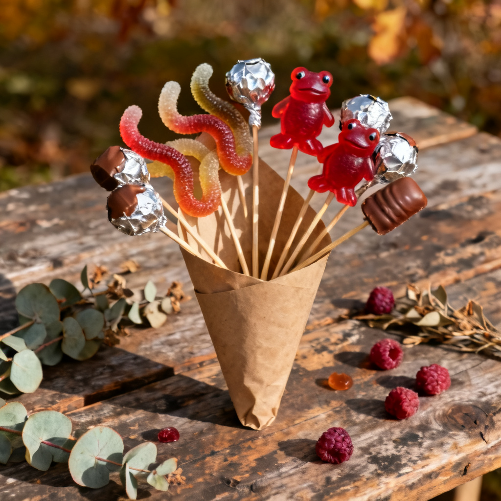 Candy Bouquet Ideas Australia: How to Make a Sweet Bouquet 1