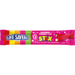 LIFESAVERS FIZZ STIX RASPBERRY 40G (24