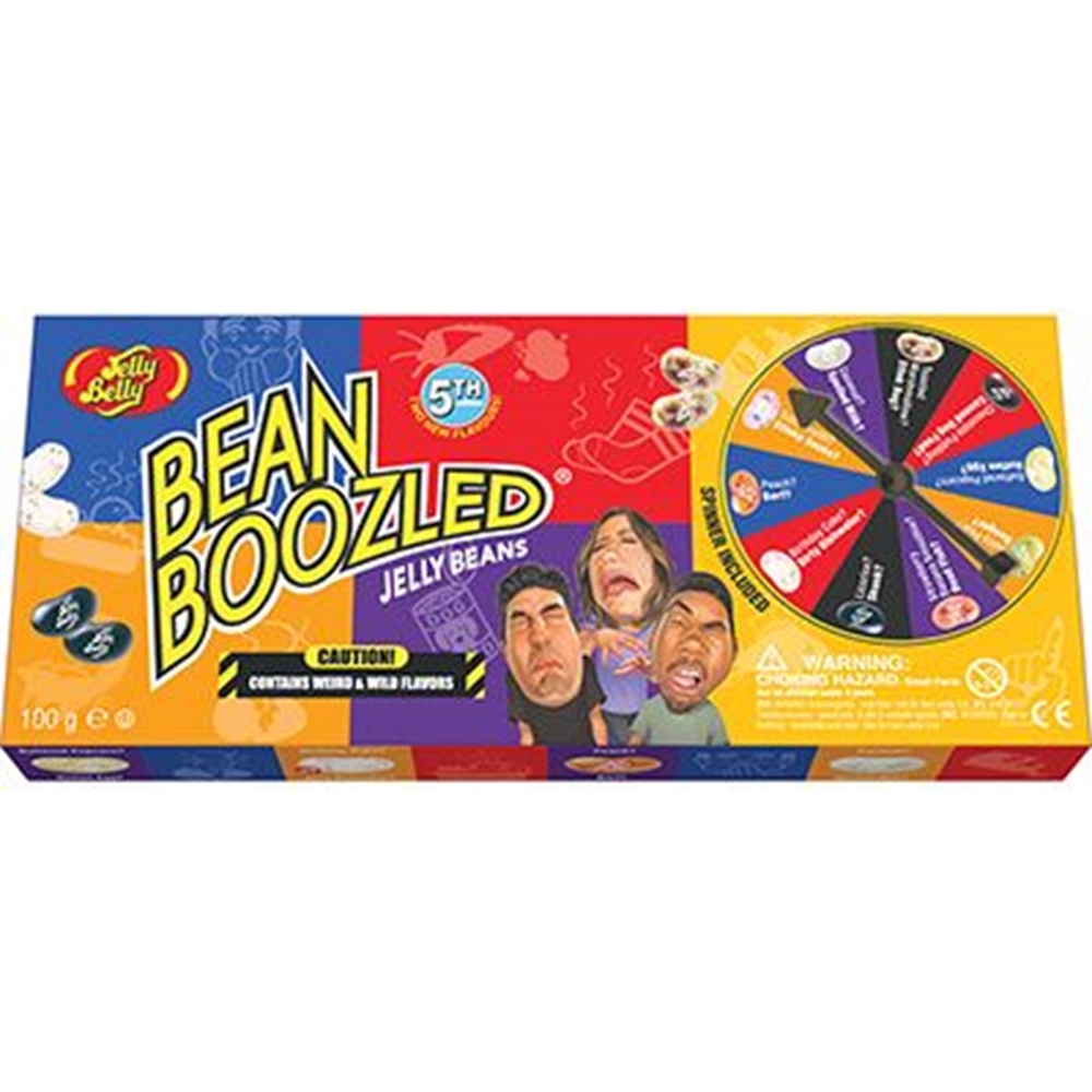 JELLY BELLY BEANBOOZLED SPINNER BOX 100G (12) 1 JELLY BELLY BEANBOOZLED SPINNER BOX 100G (12)
