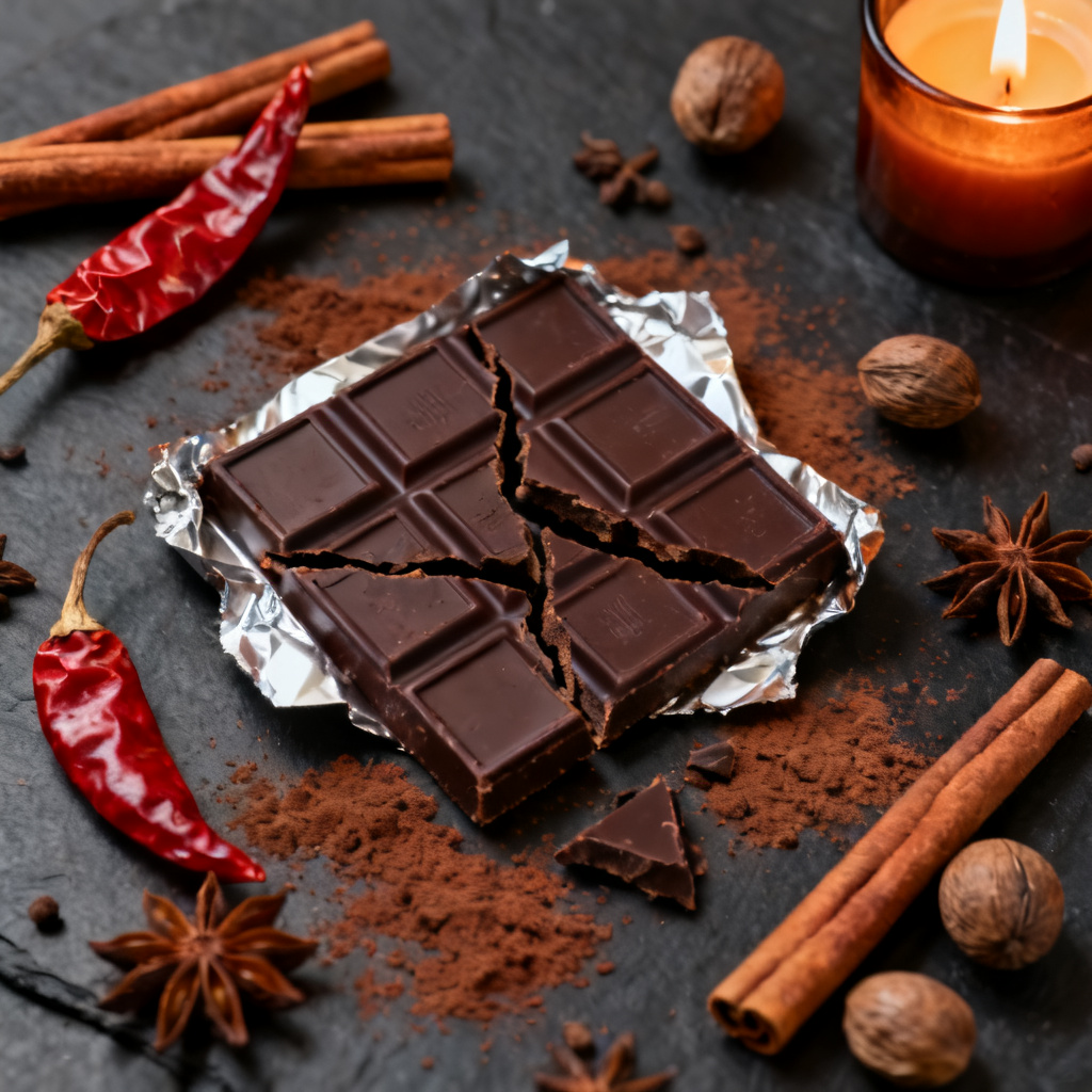 What is the name of the spicy chocolate? 3