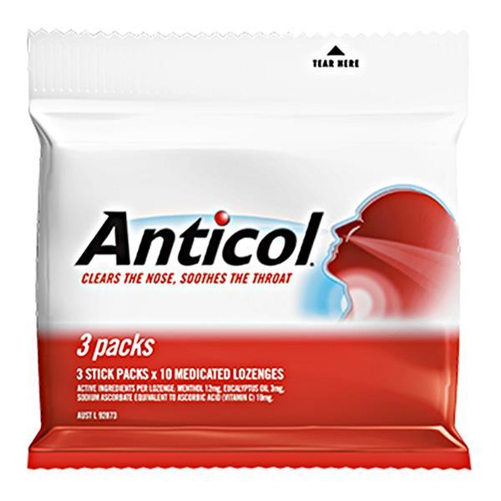 ANTICOL ORIGINAL 10 LOZ 3 PACK (9) 1 ANTICOL ORIGINAL 10 LOZ 3 PACK (9)