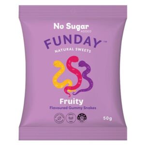 50G FUNDAY GUMMY SNAKES FRUIT
