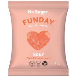 FUNDAY GUMMY SOUR PEACH 50g