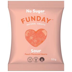 FUNDAY GUMMY SOUR PEACH 50g