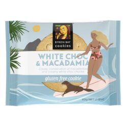 BYRON BAY COOKIES GLUTEN FREE WHITE CHC MAC 60G (12)