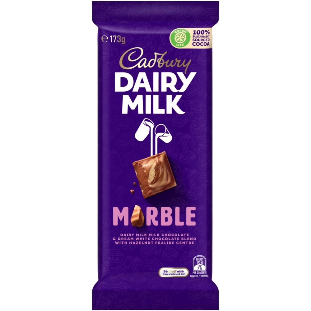CADBURY MARBLE BLOCK 176G (1) 1 CADBURY MARBLE BLOCK 176G (1)