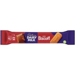 CADBURY KING SIZE DAIRY MILK BISCOFF BAR 70G (42)