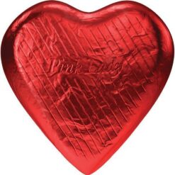 30G PINKLADY CHOC HEART RED (40)