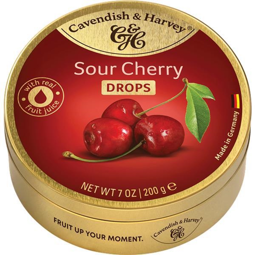 CAVENDISH & HARVEY SOUR CHERRY 200G (10) 1 CAVENDISH & HARVEY SOUR CHERRY 200G (10)