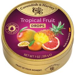 CAVENDISH & HARVEY TROPICAL FRUIT DROP 200G (10)