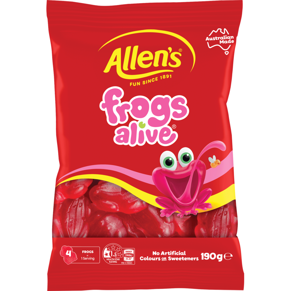 ALLENS FROGS ALIVE 190G (1) 1 ALLENS FROGS ALIVE 190G (1)