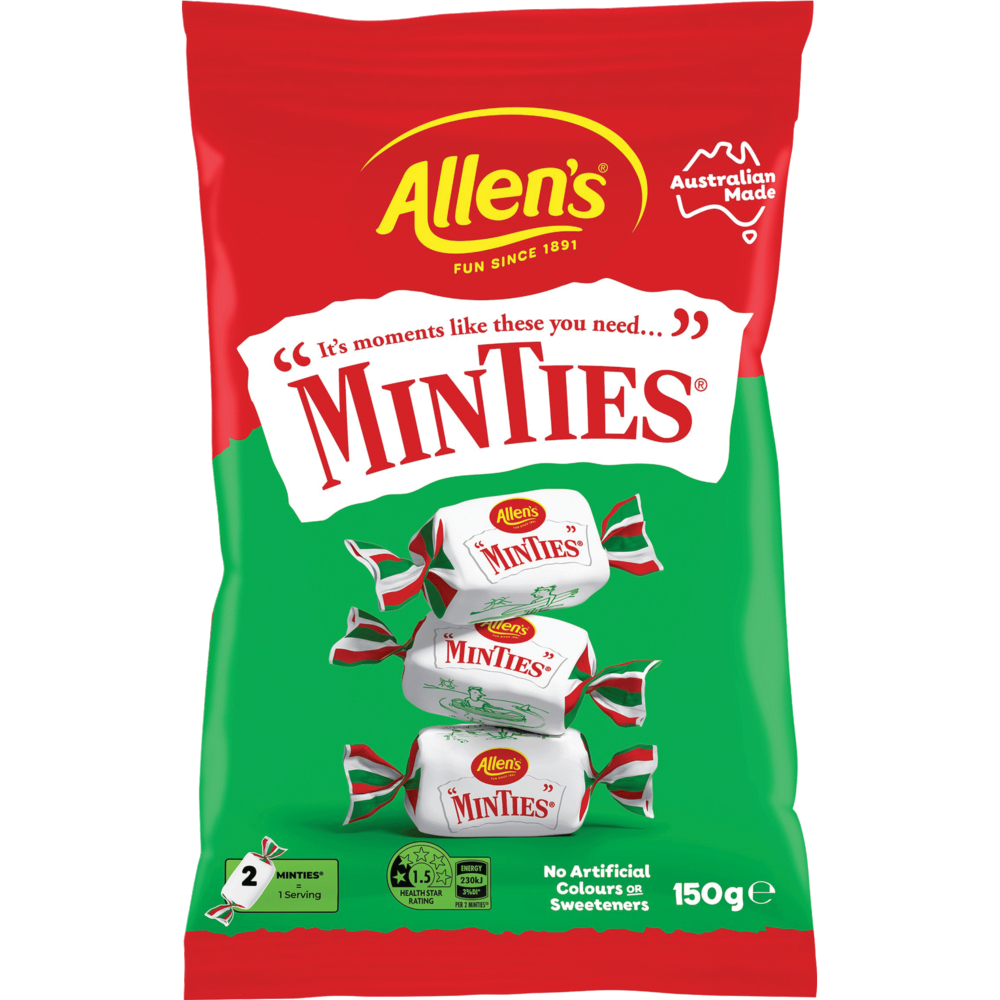 ALLENS MINTIES 150G (1) 1 ALLENS MINTIES 150G (1)