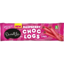 D/L RASPBERRY LIQORICE CHOC LOG 110G (10)
