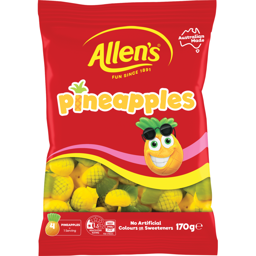 ALLENS PINEAPPLES 170G (1) 1 ALLENS PINEAPPLES 170G (1)