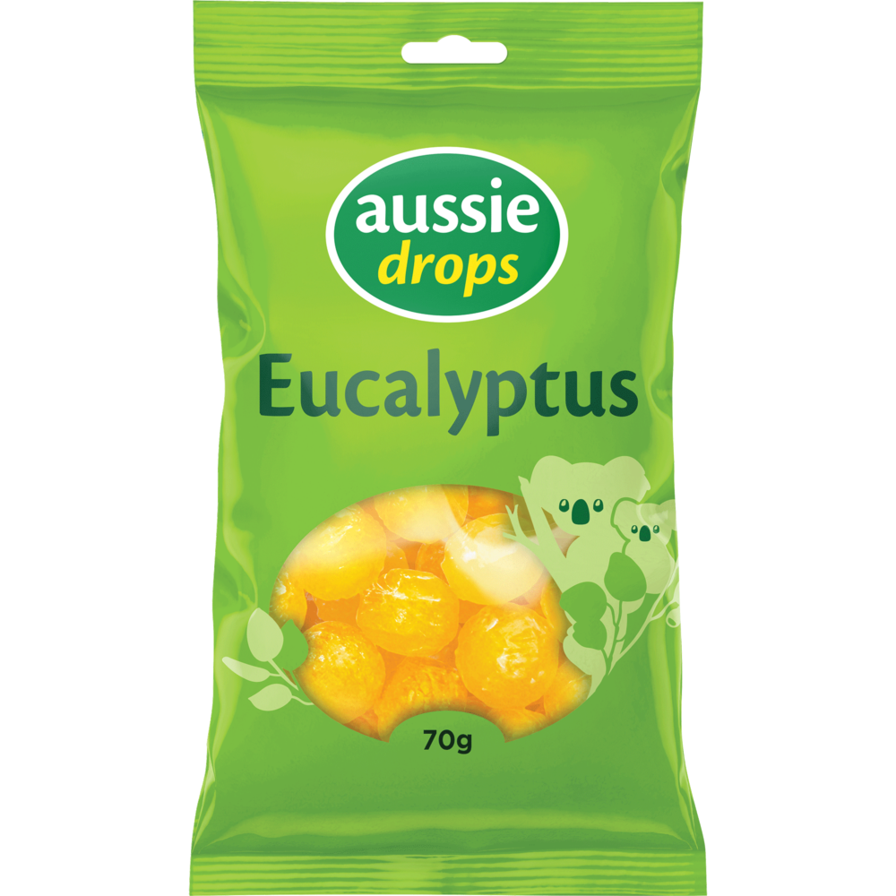 AUSSIE EUCALPTUS DROPS 70G (24) 1 AUSSIE EUCALPTUS DROPS 70G (24)