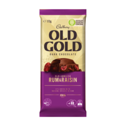 CADBURY OLD GOLD JAMAICA RUM & RAISIN BLOCK 170G (1)