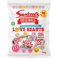 SWIZZELS LOVE HEARTS BAG 120G (12)