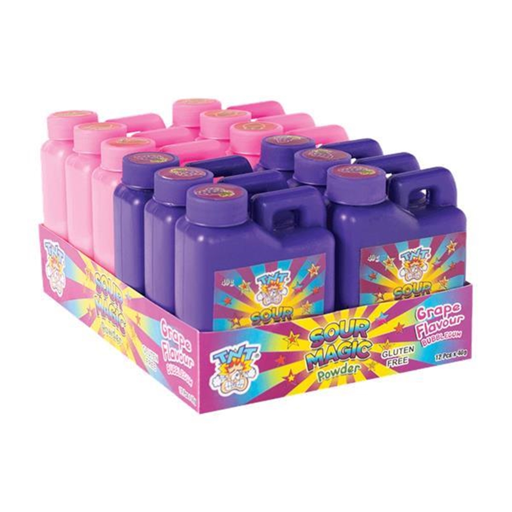TNT SOUR MAGIC POWDER 40G (12) 1 TNT SOUR MAGIC POWDER 40G (12)