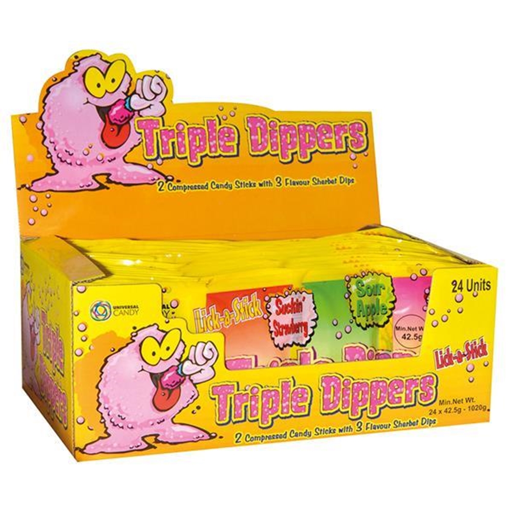 TRIPLE DIPPERS 42.5G (24) 1 TRIPLE DIPPERS 42.5G (24)