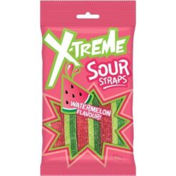 XTREME SOUR STRAPS WATERMELON 160G (12)