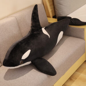 Black Orca Plush Toy - 50cm