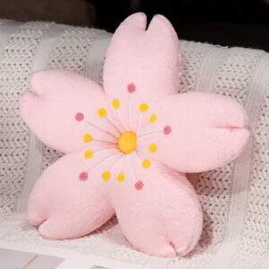 Cherry Blossom Flower Cushion (45cm, Pink)
