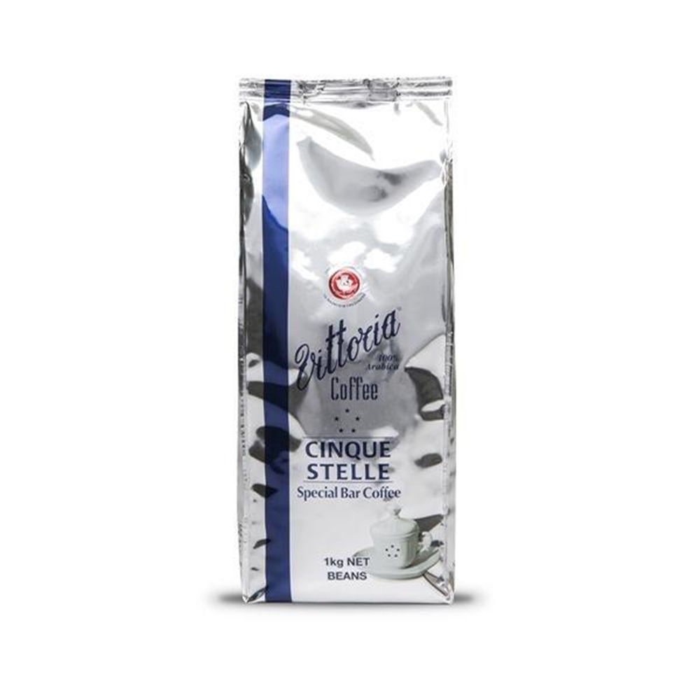 Vittoria Cinque Stelle Coffee Beans 1kg 1 Vittoria Cinque Stelle Coffee Beans 1kg