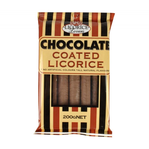 Licorice Lovers Chocolate Coated Licorice 200g 1 Licorice Lovers Chocolate Coated Licorice 200g