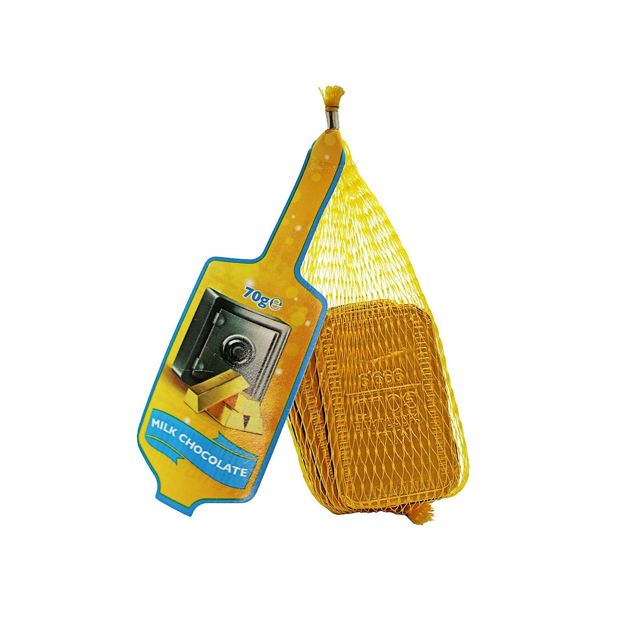 Milk Choc Gold Bars Mesh Bag 70g 1 Milk Choc Gold Bars Mesh Bag 70g