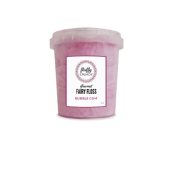Fluffy Crunch Fairy Floss BUBBLE GUM 50g