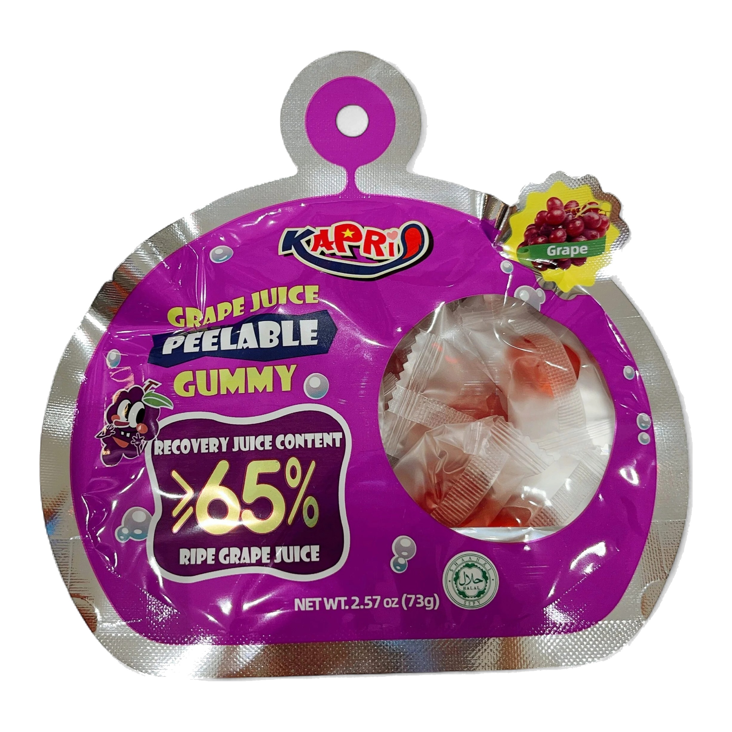 KAPRI PEEL GUMMY GARPE 73G 1 Kapri Peel Gummy Garpe 73g
