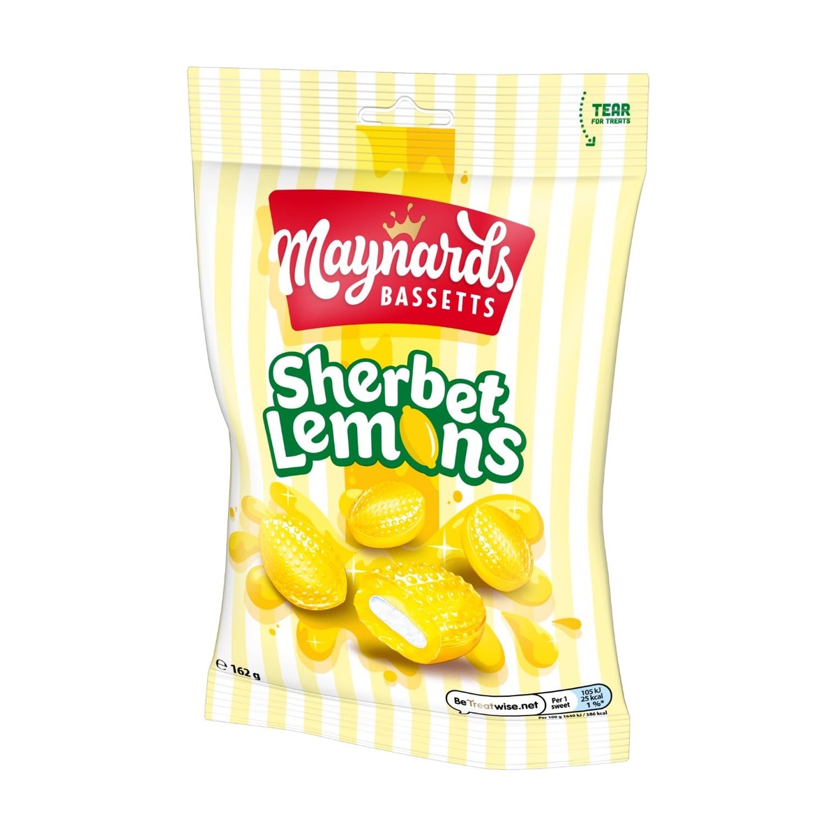 Maynards Bassetts Sherbet Lemons 162g 1 Maynards Bassetts Sherbet Lemons 162g