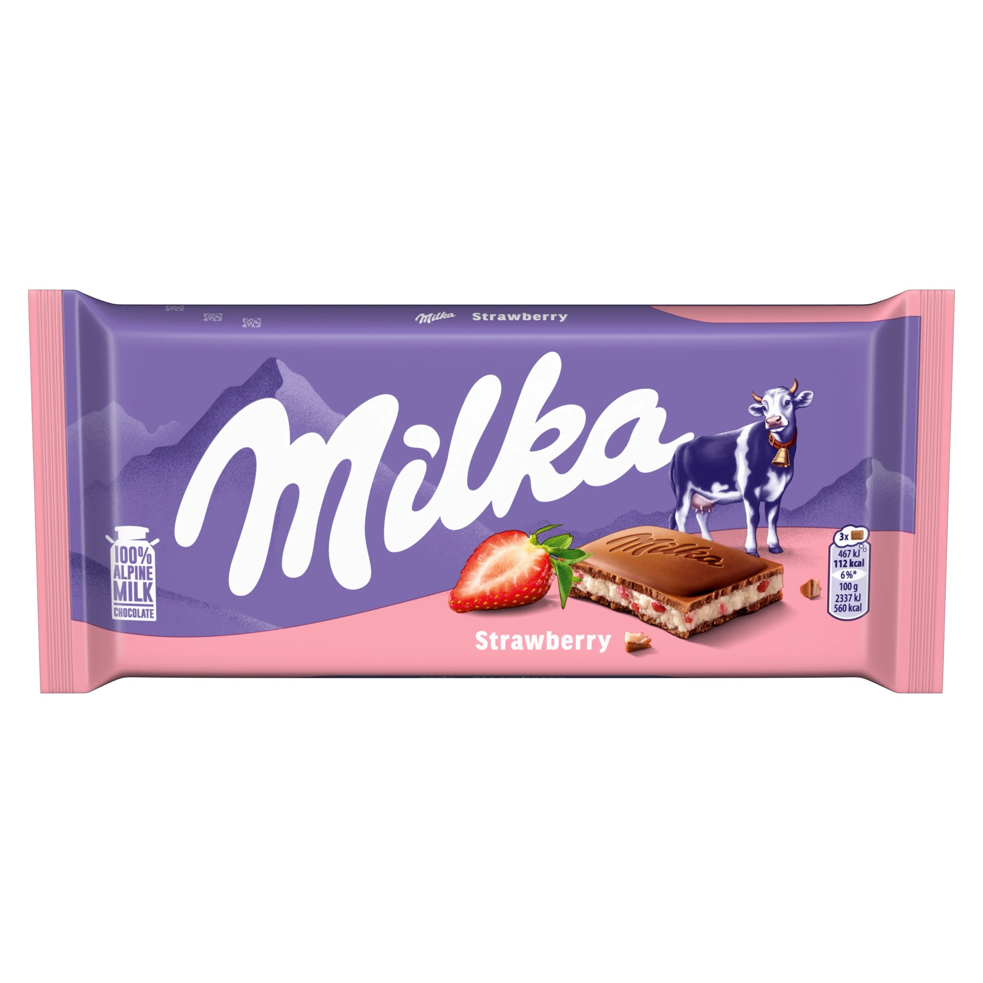 Milka Strawberry Yoghurt Chocolate 100g 1 Milka Strawberry Yoghurt Chocolate 100g