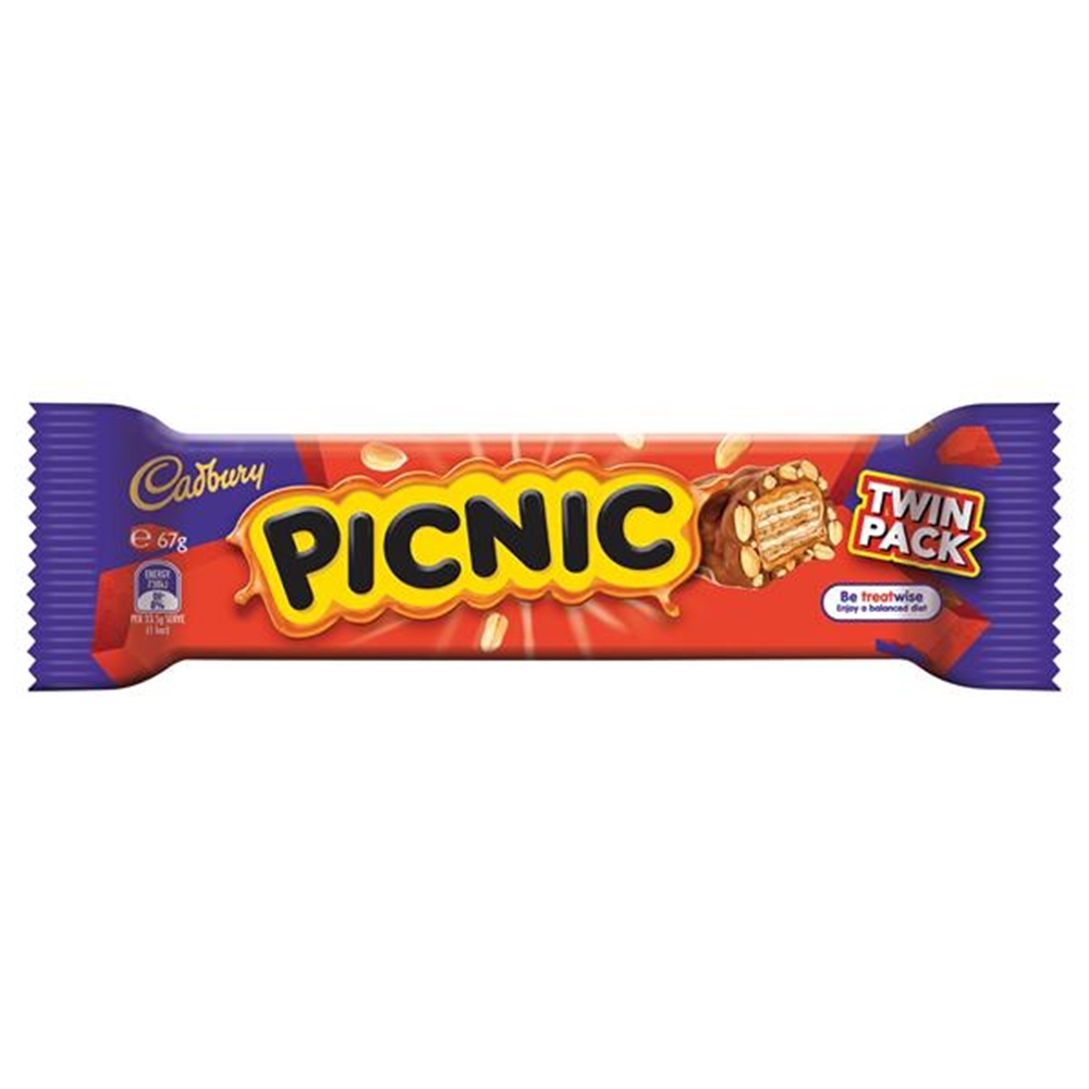 Cadbury Picnic King Size 67g (Box of 25) 1 Cadbury Picnic King Size 67g (Box of 25)
