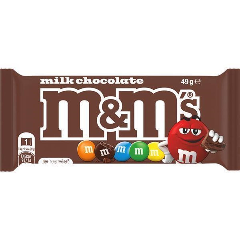 M&M's Milk 49g (Box of 12) 1 M&M's Milk 49g (Box of 12)