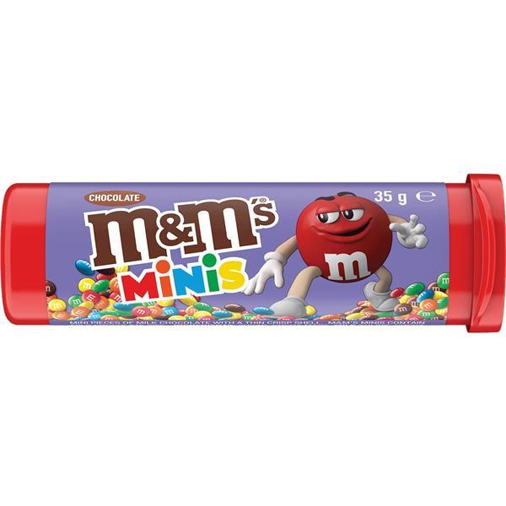 M&M's Minis Tubes 35g (Box of 24) 1 M&M's Minis Tubes 35g (Box of 24)