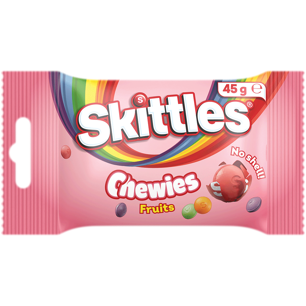 Skittles Chewies Fruits 45g (Box of 36) 1 Skittles Chewies Fruits 45g (Box of 36)