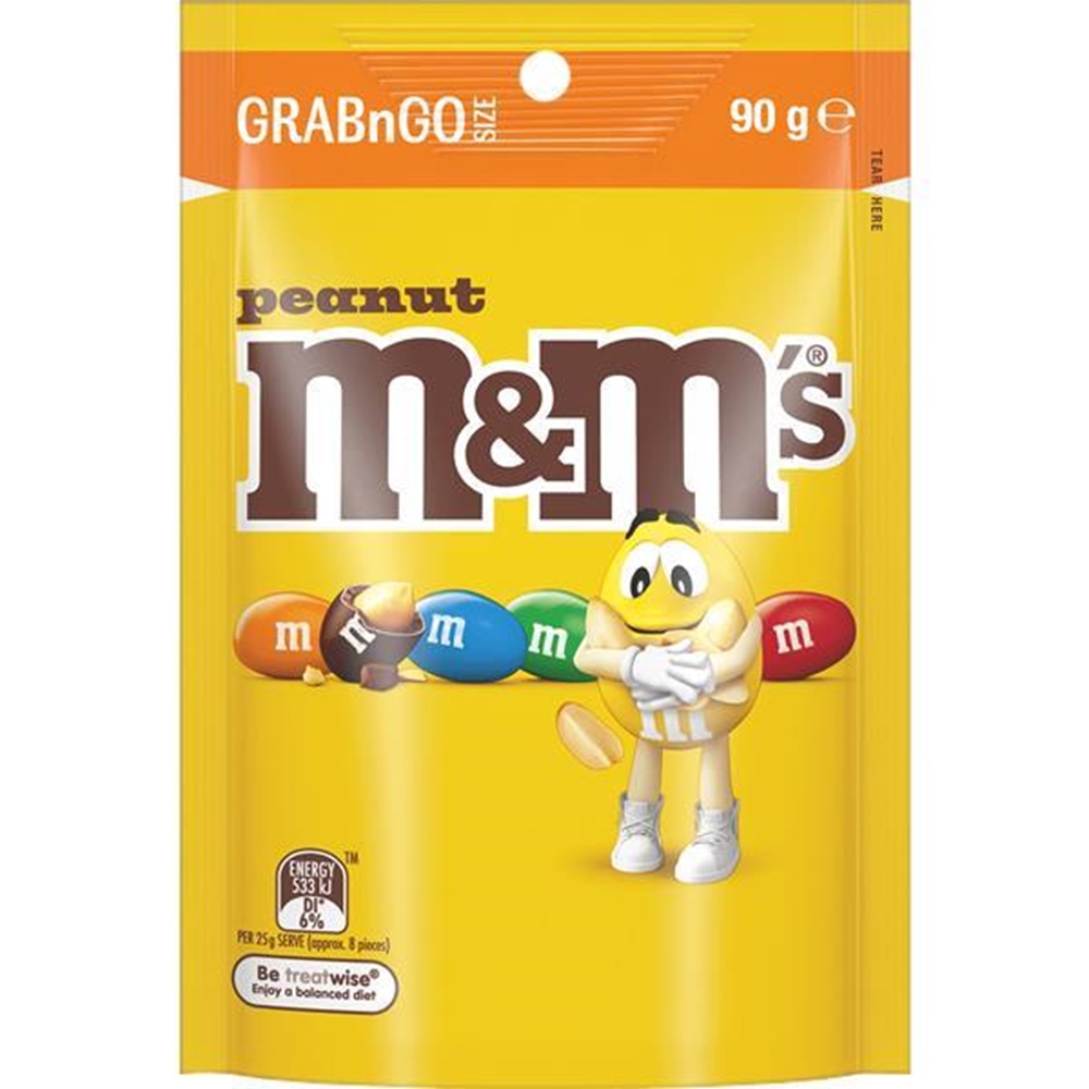 M&M's Peanut 90g (Box of 22) 1 M&M's Peanut 90g (Box of 22)