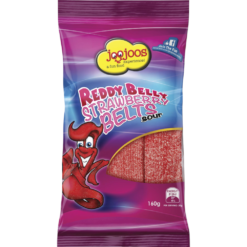 Reddy Belly Belts Strawberry 160g (Box of 12)