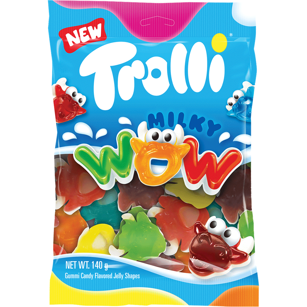 Trolli Milky Wow 140g (Box of 10) 1 Trolli Milky Wow 140g (Box of 10)