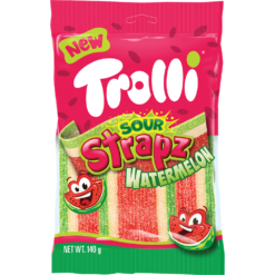 Trolli Strap Watermelon 140g (Box of 10)