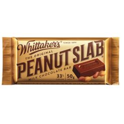 Whittaker's Peanut Slab 50g (Box of 50)