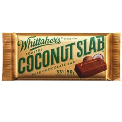 Whittaker's Coconut Slab 50g (Box of 50)