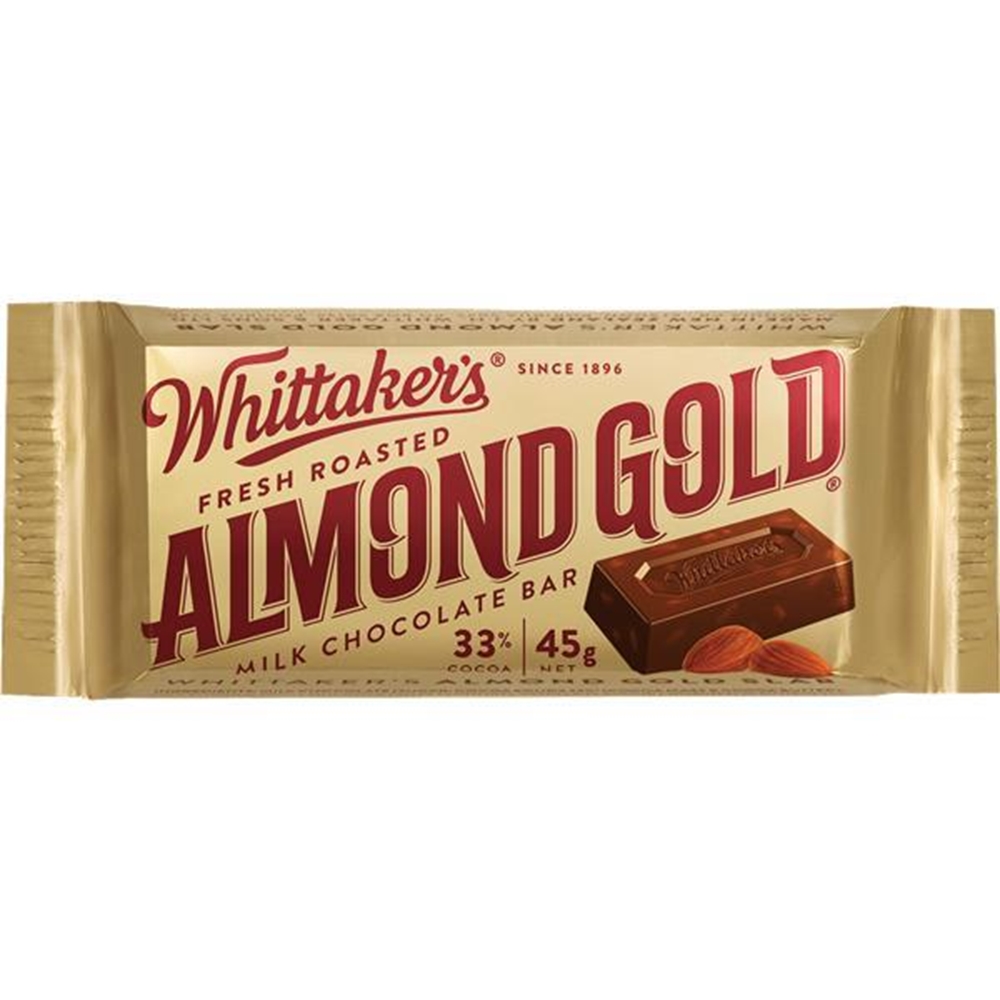 Whittaker's Almond Slab 45g (Box of 50) 1 Whittaker's Almond Slab 45g (Box of 50)