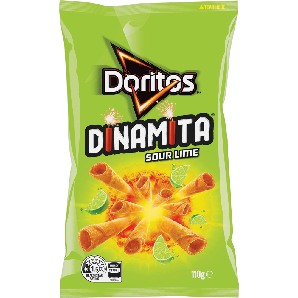 Dinamita Sour Lime 110g (Box of 20) 1 Dinamita Sour Lime 110g (Box of 20)