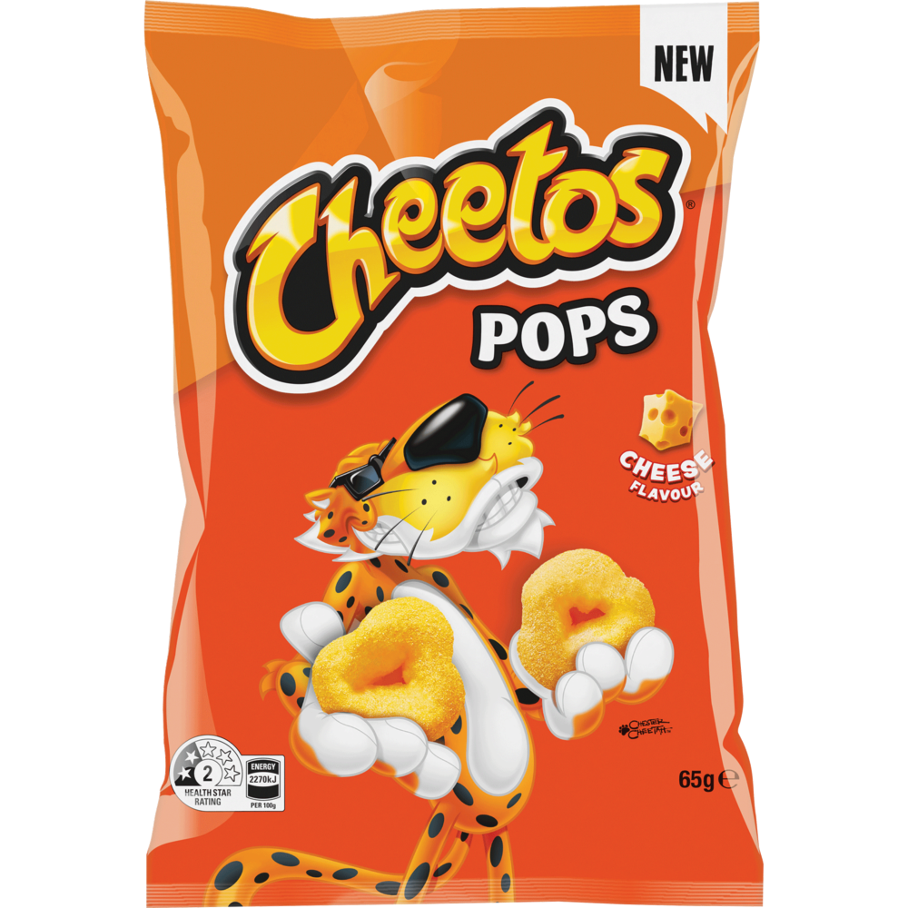 Cheetos Pops Cheese 65g (Box of 15) 1 Cheetos Pops Cheese 65g (Box of 15)