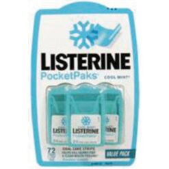 Listerine Cool Mint Pocket Pack 72 Pieces